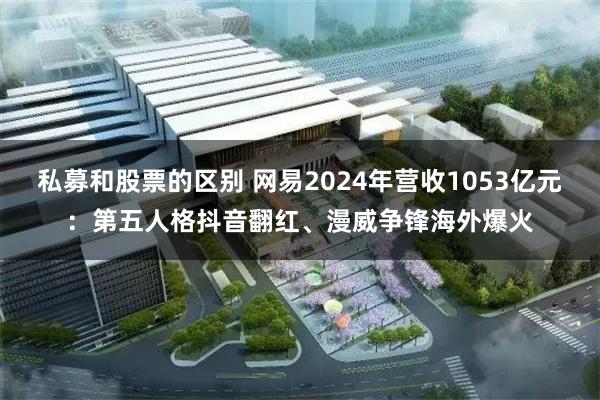 私募和股票的区别 网易2024年营收1053亿元：第五人格抖音翻红、漫威争锋海外爆火