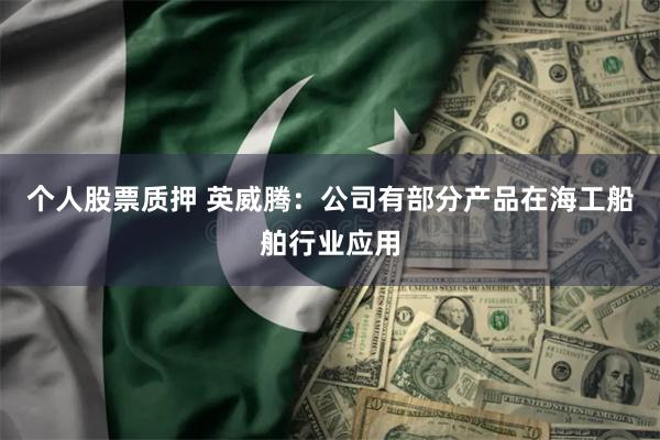 个人股票质押 英威腾：公司有部分产品在海工船舶行业应用
