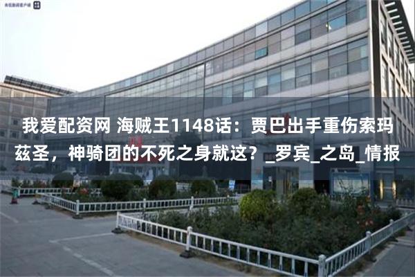我爱配资网 海贼王1148话：贾巴出手重伤索玛茲圣，神骑团的不死之身就这？_罗宾_之岛_情报
