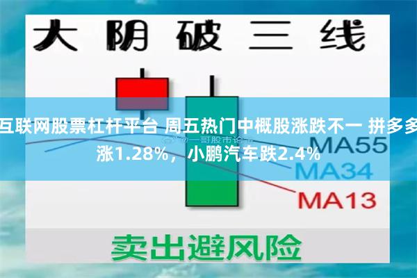 互联网股票杠杆平台 周五热门中概股涨跌不一 拼多多涨1.28%，小鹏汽车跌2.4%
